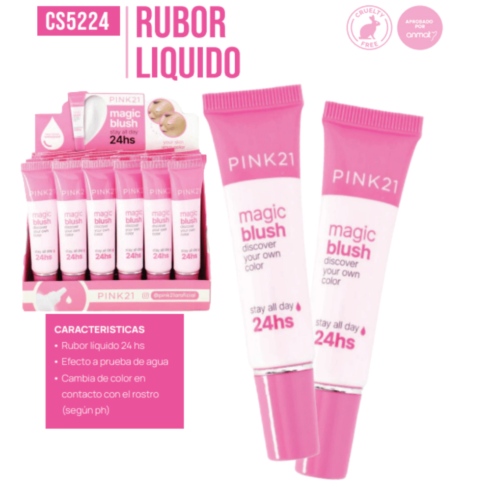 Rubor liquido Magic Blush Pink21